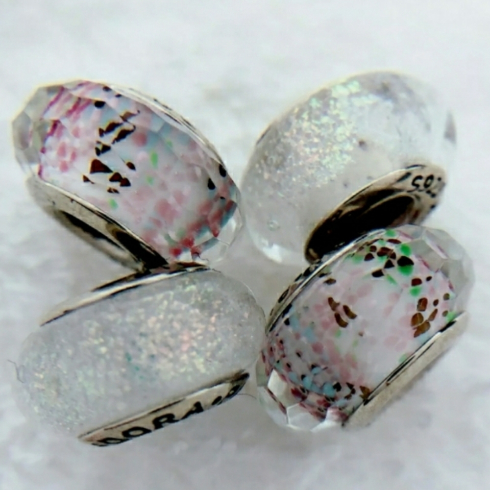 Pandora Murano Glass Beads Set.